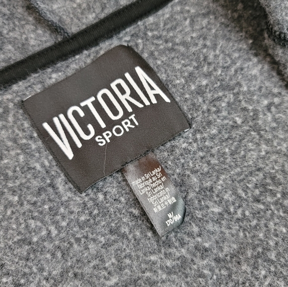 Victoria Sport Front Zip Fleece Hoodie Sz M - Picture 8 of 16
